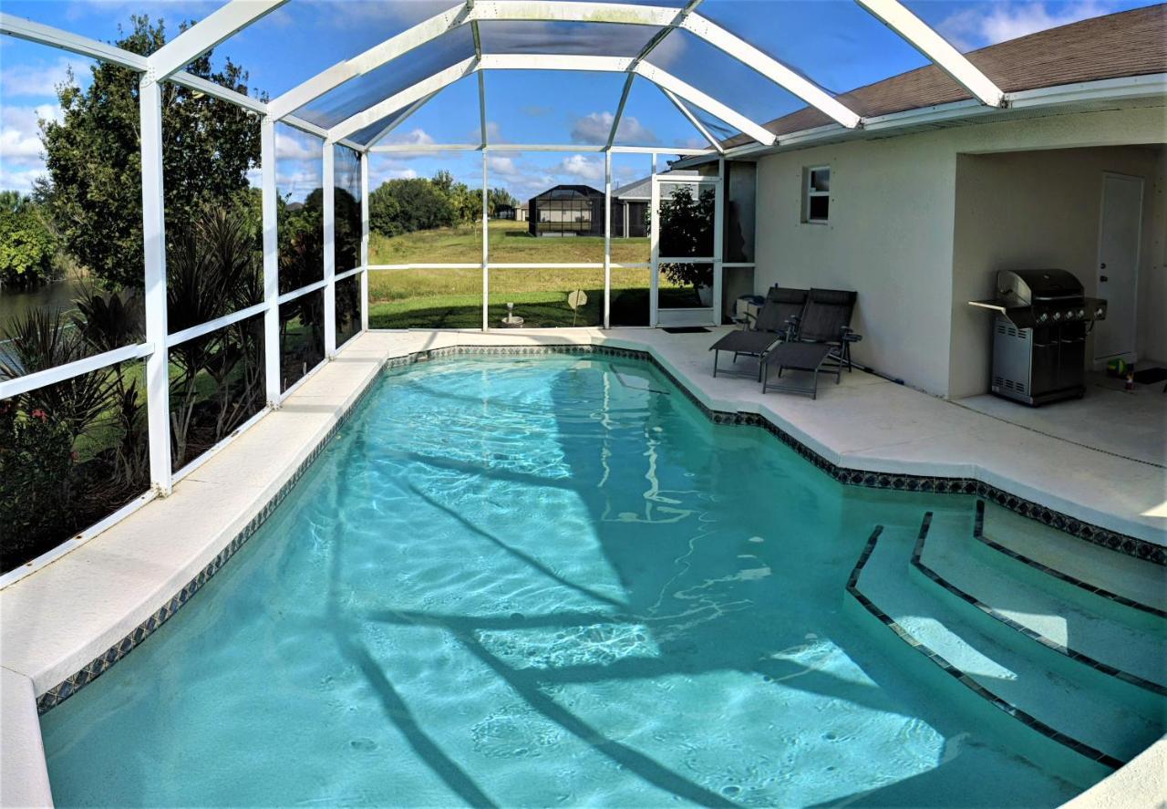 Villa Luhna 3 Bed / 2 Bath Canalfront Heated Pool Cabo Coral Exterior foto